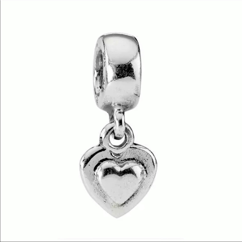 Pandora Silver ‘Heart Drop Dangle’ Charm